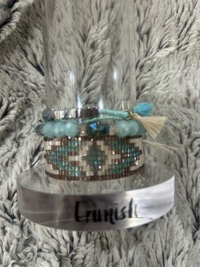 Erimish Turquoise Beaded Stack Bracelet Set